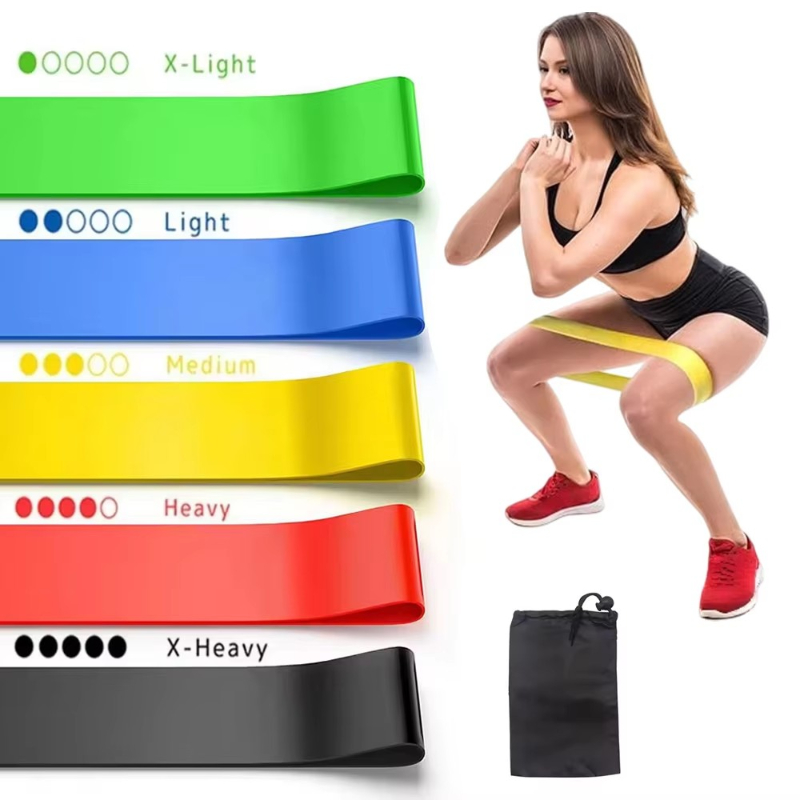 Pilates Yoga Or - 1/2/3/4/5pcs 저항 밴드. 여성 또는 남성을