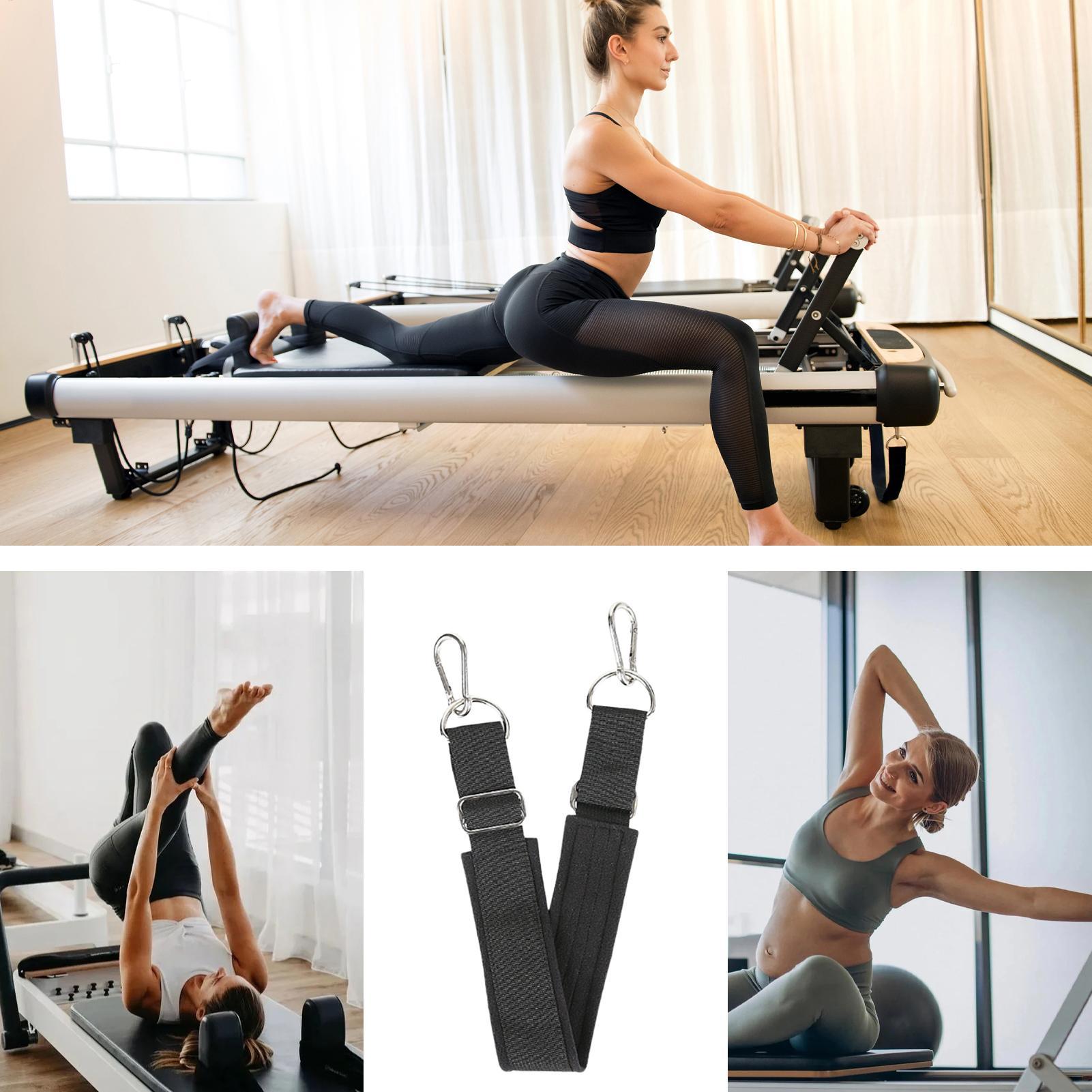 Home Pilates Yoga - 필라테스 풋스트랩 두꺼운 조절 가능 미끄럼