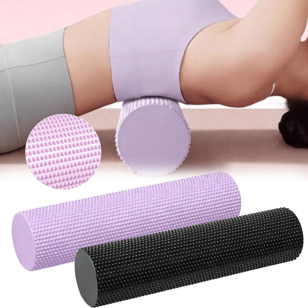 Home Pilates Yoga - EVA 고밀도 요가 폼 롤러 45cm,