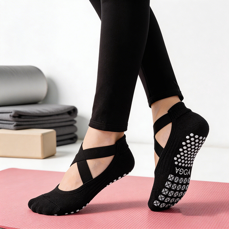 Medias Para Pilates Y Yoga - 여성용 논슬립 요가 양말 실리콘 실내