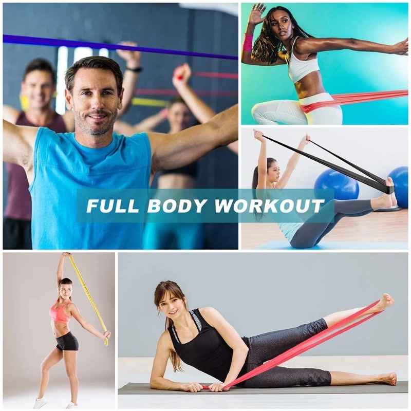 천연 라텍스 저항 밴드, 요가 필라테스 홈짐 피트니스  - Home Pilates Yoga 리뷰 및 가격