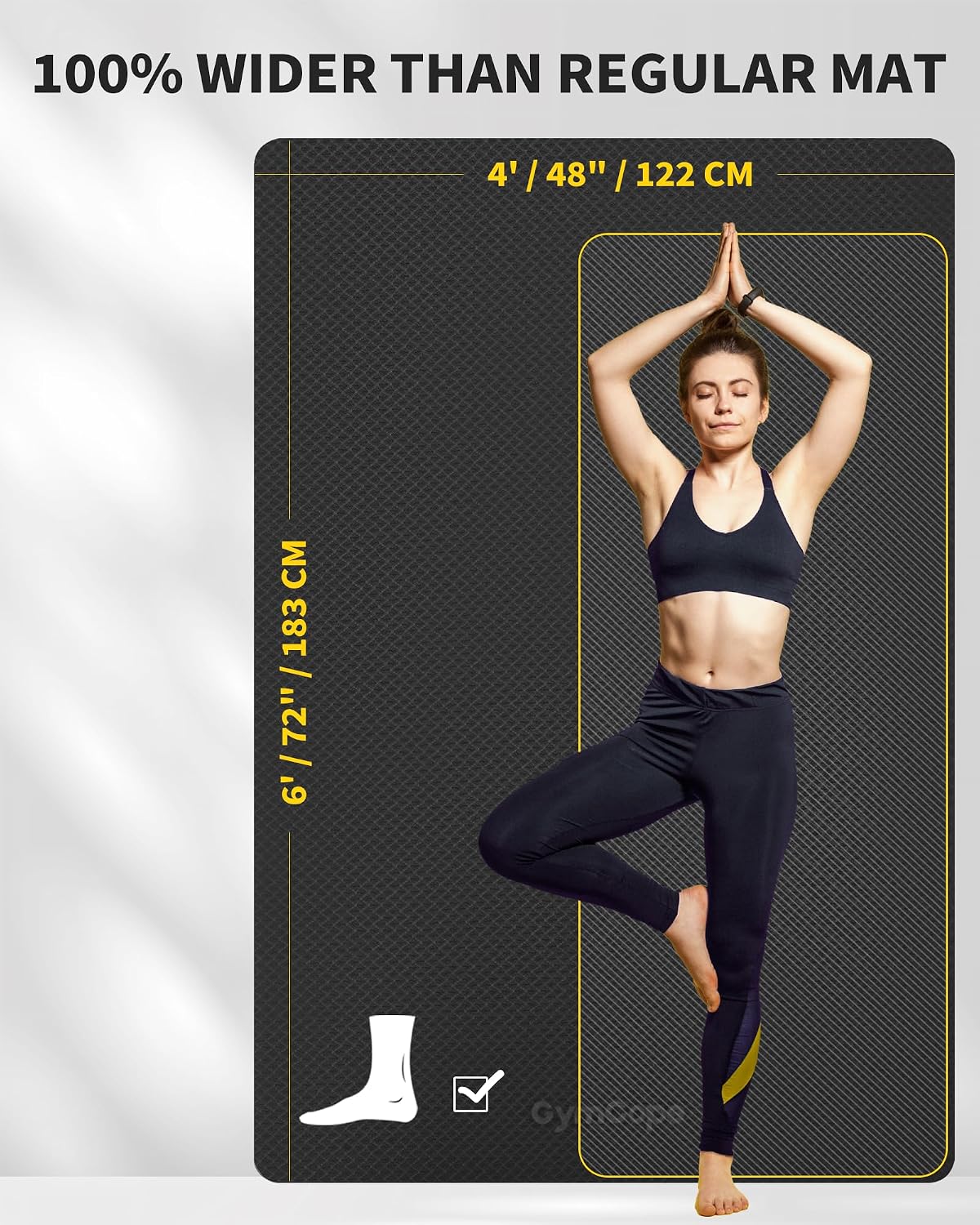 특대형 요가 매트 72x48 또는 78x57 14 12 - Pilates Yoga Or 리뷰 및 가격