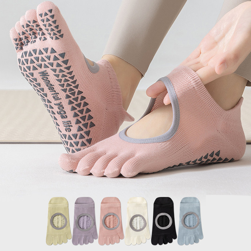 여성용 5손가락 요가 양말 전문 미끄럼 방지 실내 스포 - Medias Para Pilates Y Yoga 리뷰 및 가격
