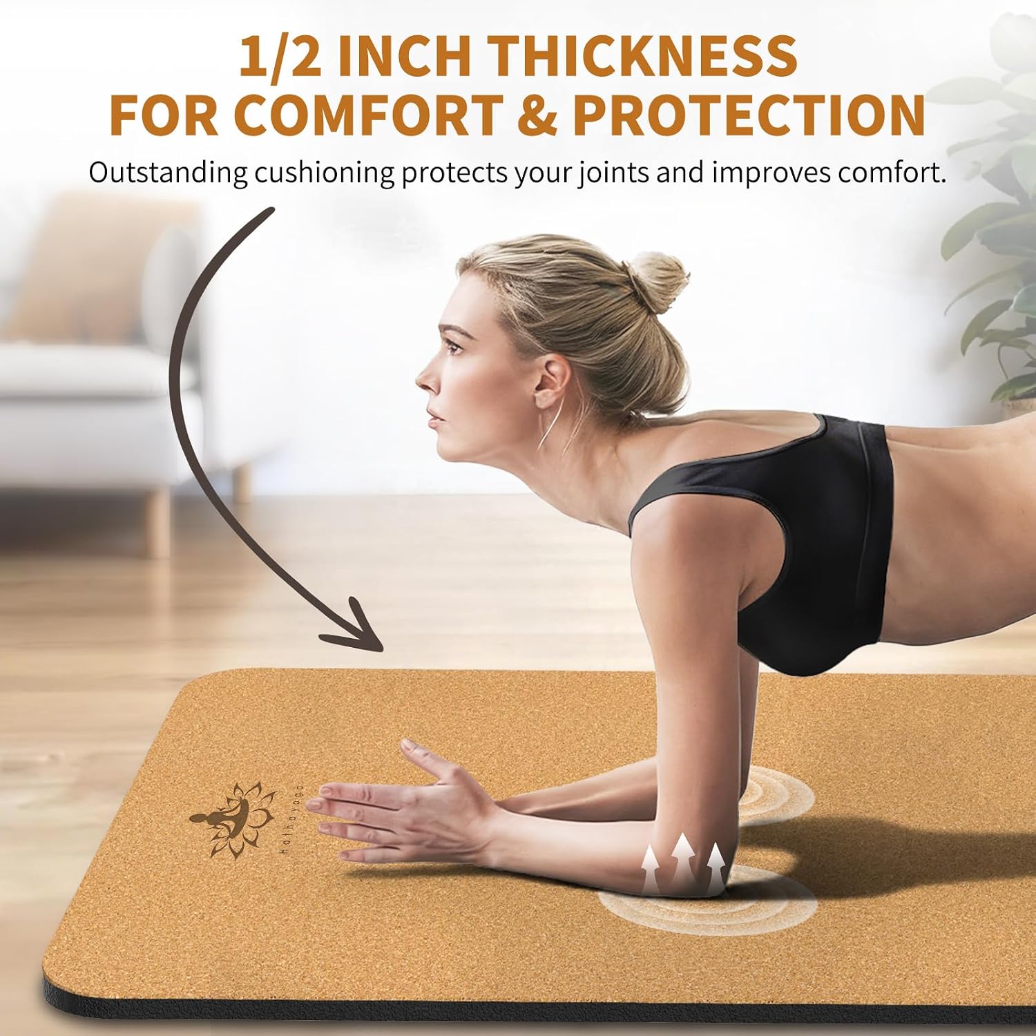 특대형 천연 코르크 요가 매트 78 X 32 또는 72 - Pilates Yoga Or 리뷰 및 가격