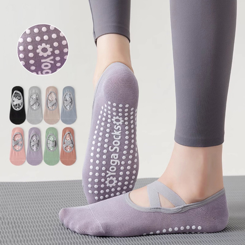 통기성 수건 바닥 요가 양말 여성 실리콘 미끄럼 방지  - Medias Para Pilates Y Yoga 리뷰 및 가격