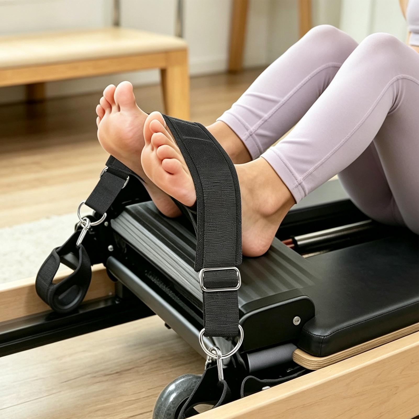 필라테스 풋스트랩 두꺼운 조절 가능 미끄럼 방지 헤비듀 - Home Pilates Yoga 리뷰 및 가격