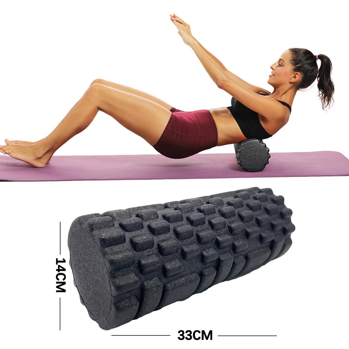 30/33cm 피트니스 폼 롤러 요가 마사지 롤러 EP - Home Pilates Yoga 리뷰 및 가격