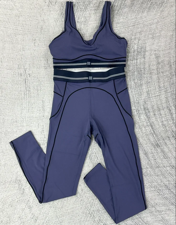 탱크탑과 바지 투피스 통기성 스트레치 캐주얼 러닝 스포 - Pilates Yoga Outfit 리뷰 및 가격