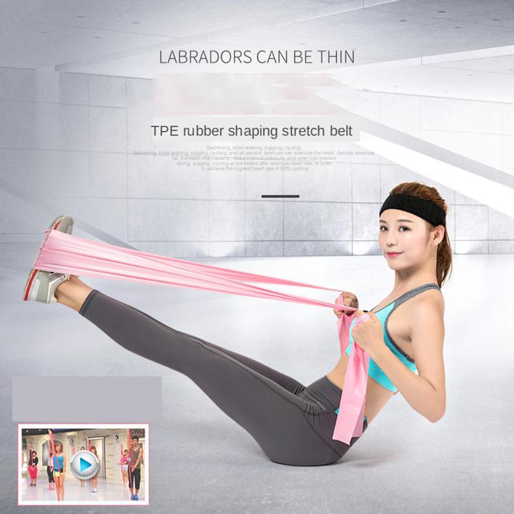 긴 스트레칭 운동 밴드 TPE 저항 키트, 필라테스 요 - Pilates Yoga Core 리뷰 및 가격