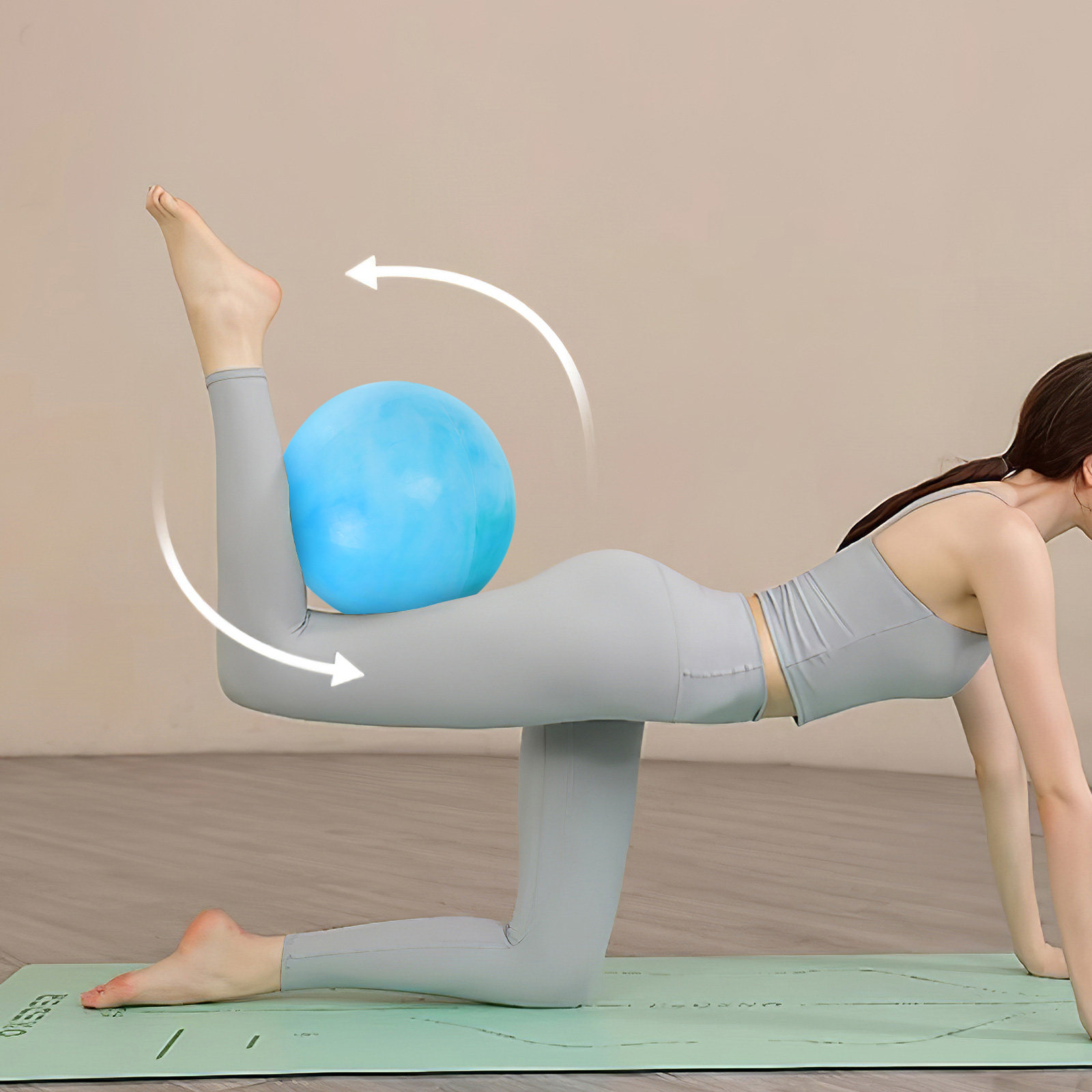 2개입 필라테스 볼 요가 피트니스용 공기주입식 소형 운 - Pilates Yoga Ball Workout 리뷰 및 가격