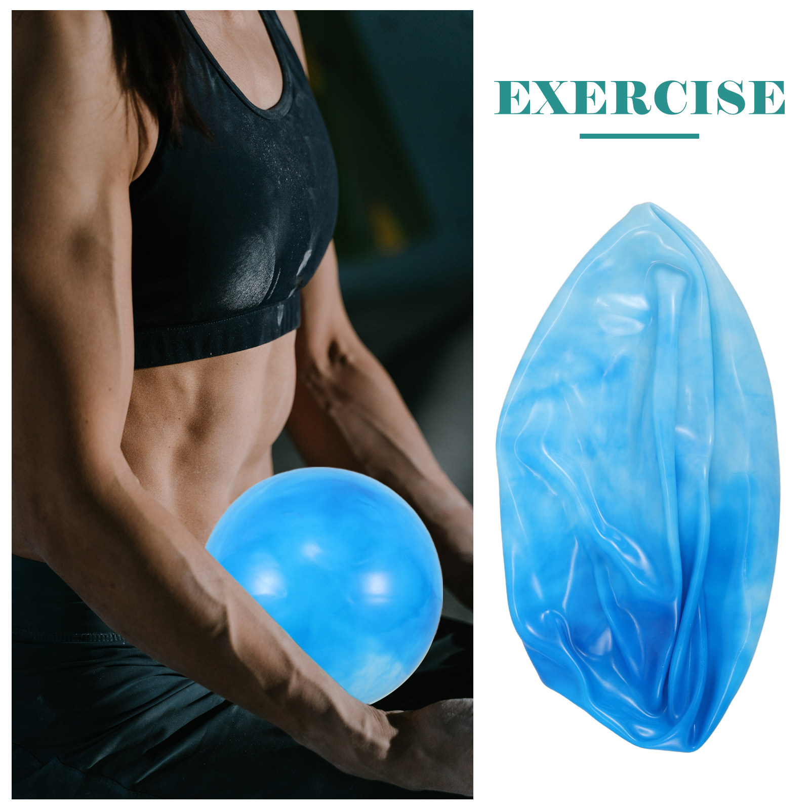 25cm 다채로운 수채화 디자인 필라테스 볼 미니 소프 - Pilates Yoga Ball Workout 리뷰 및 가격