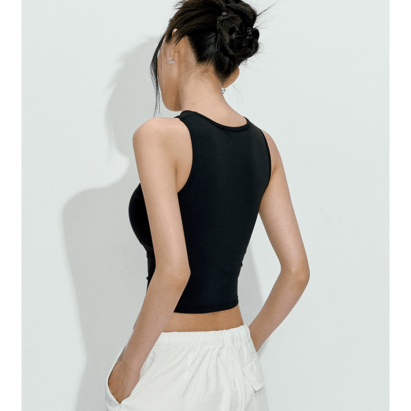 여성용 홀터 스포츠 조끼, 원피스 블랙 필라테스 피트니 - Pilates Yoga Or 리뷰 및 가격